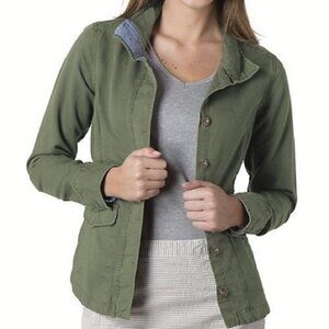 Toad & Co Dusk Linen Jacket, Dark Moss (Size M)